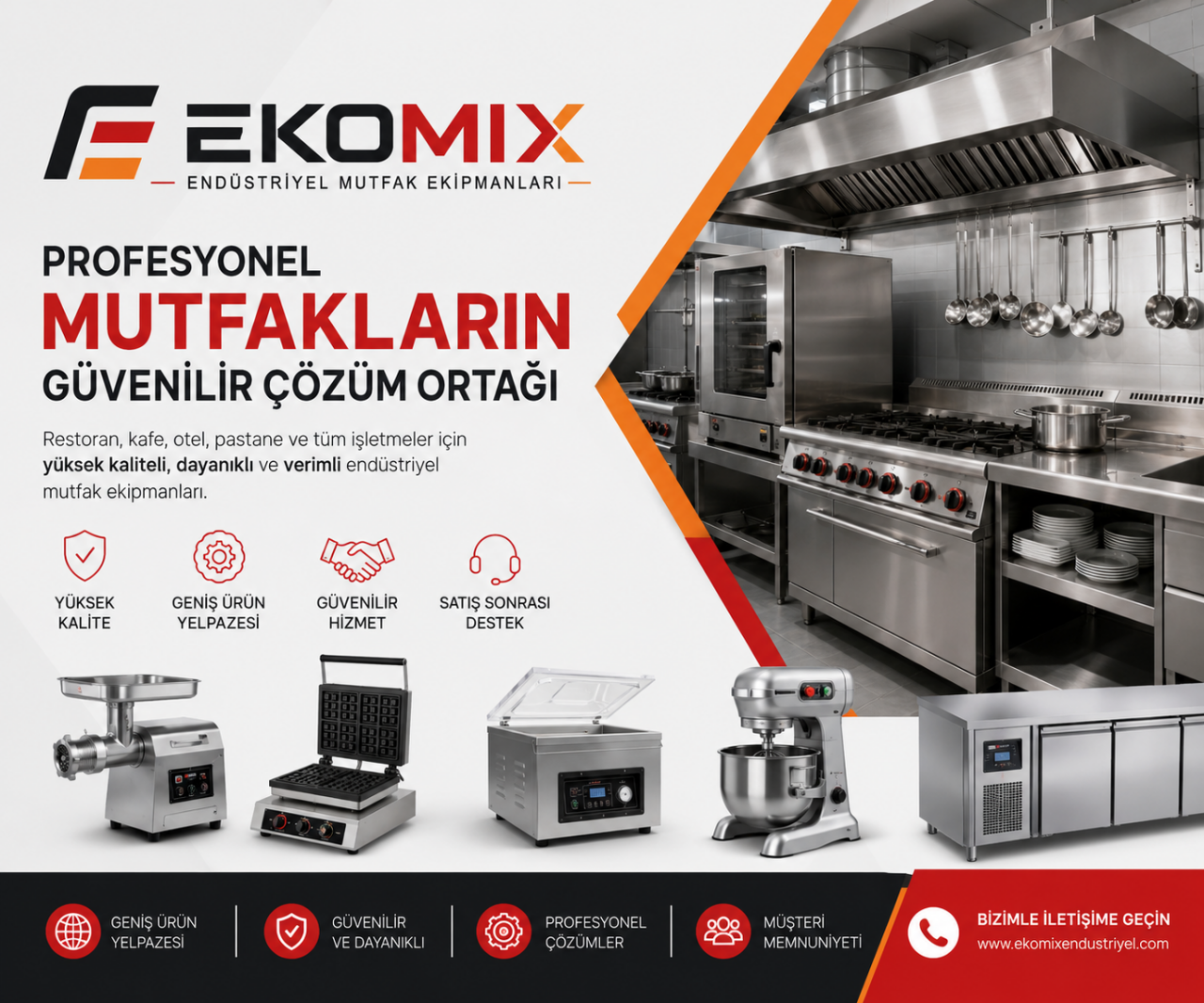 Profesyonel Endüstriyel Mutfak Ekipmanları Rehberi