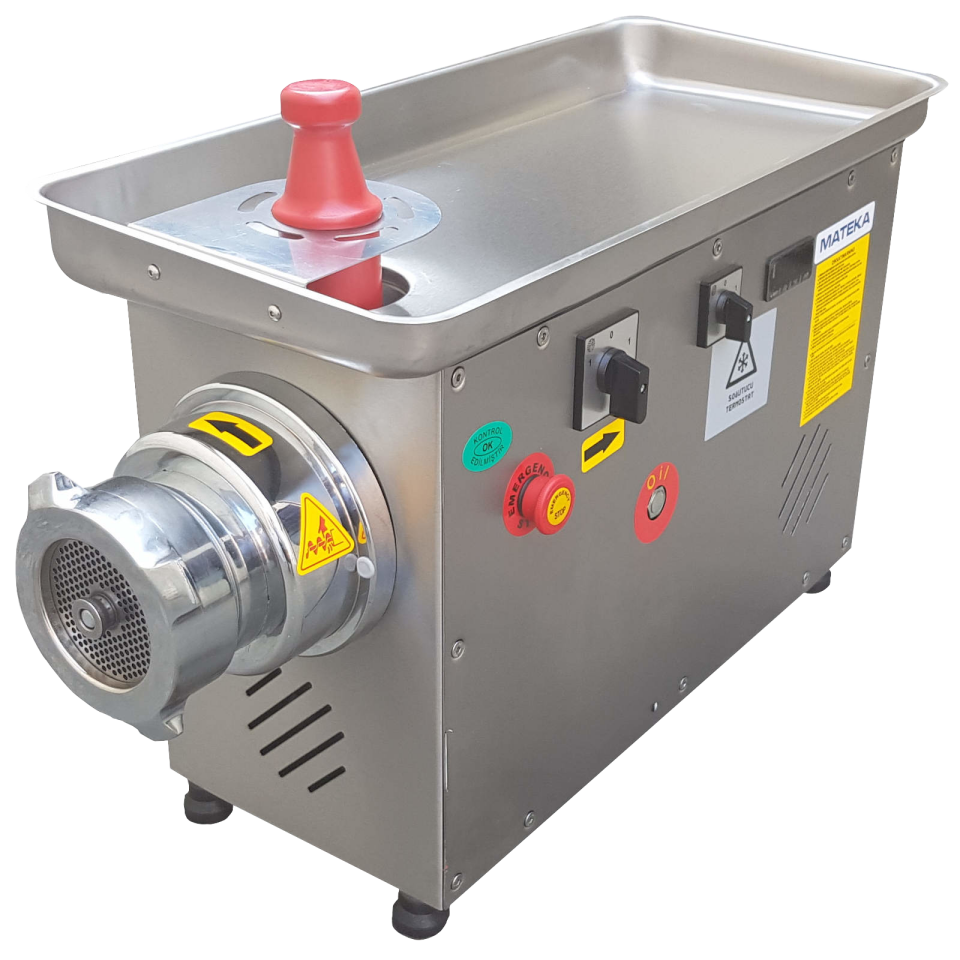 Soğutuculu Inox Kafa No:32 Et Kıyma Makinesi 380V | 600 Kg/Saat Endüstriyel Seri
