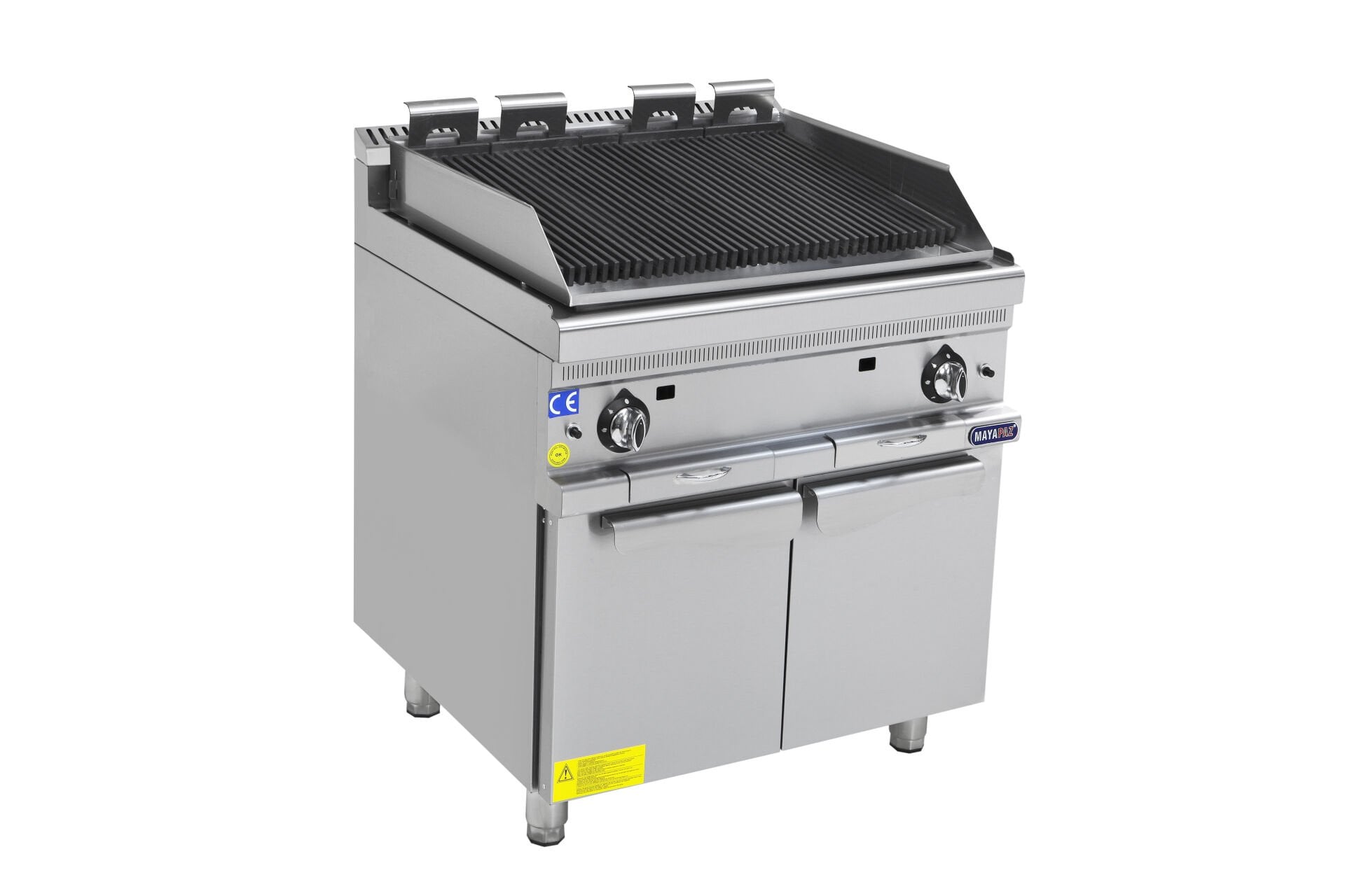 Çift Bölgeli Gazlı Sulu Izgara 800x900 Alt Dolaplı 24 kW LPG & Doğalgaz