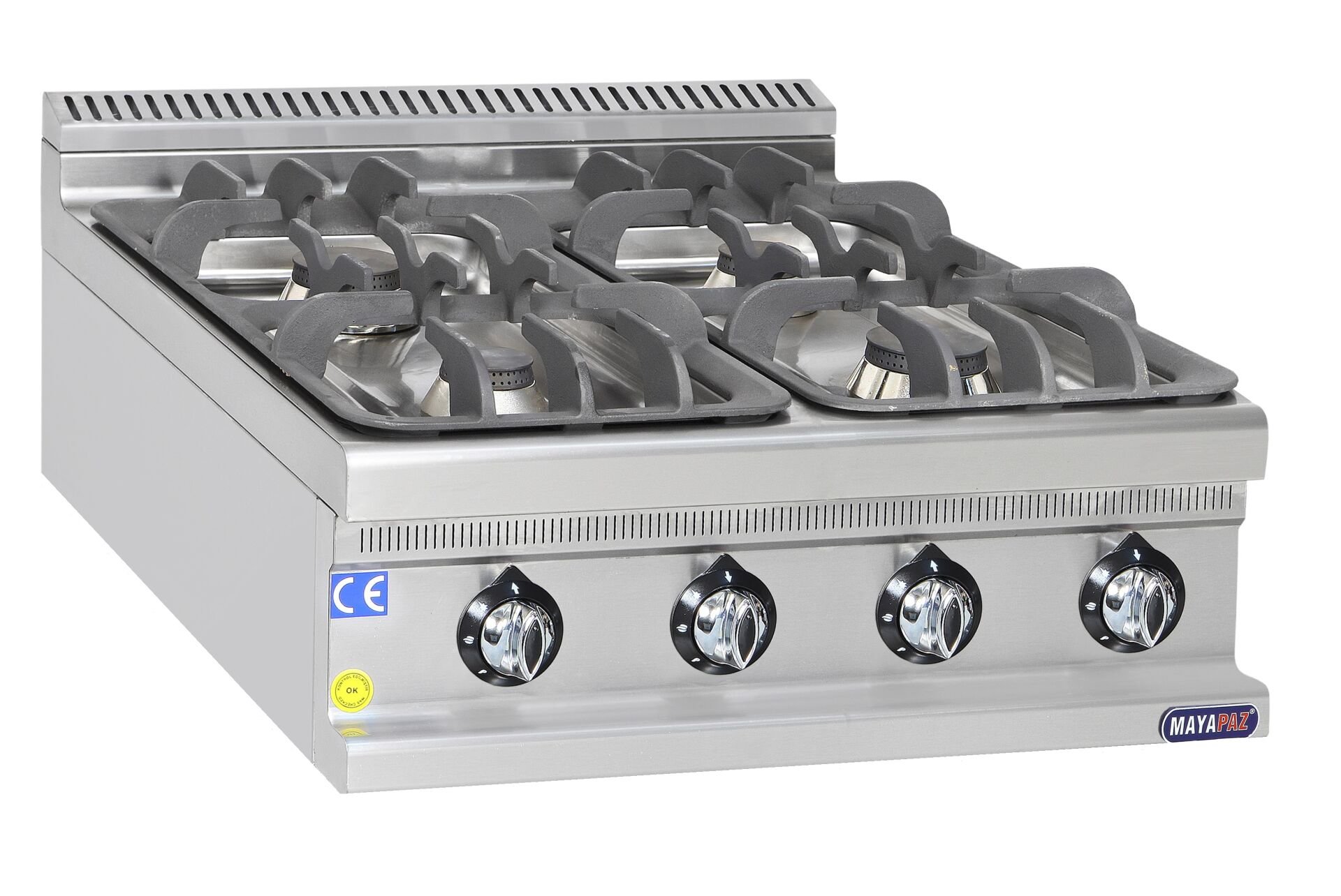 4 Brülörlü Gazlı Ocak 800x700 LPG/NG
