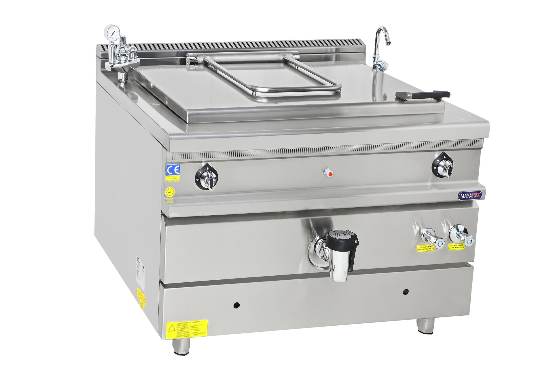 250 Lt Gazlı Kaynatma Tenceresi 44 kW LPG/NG