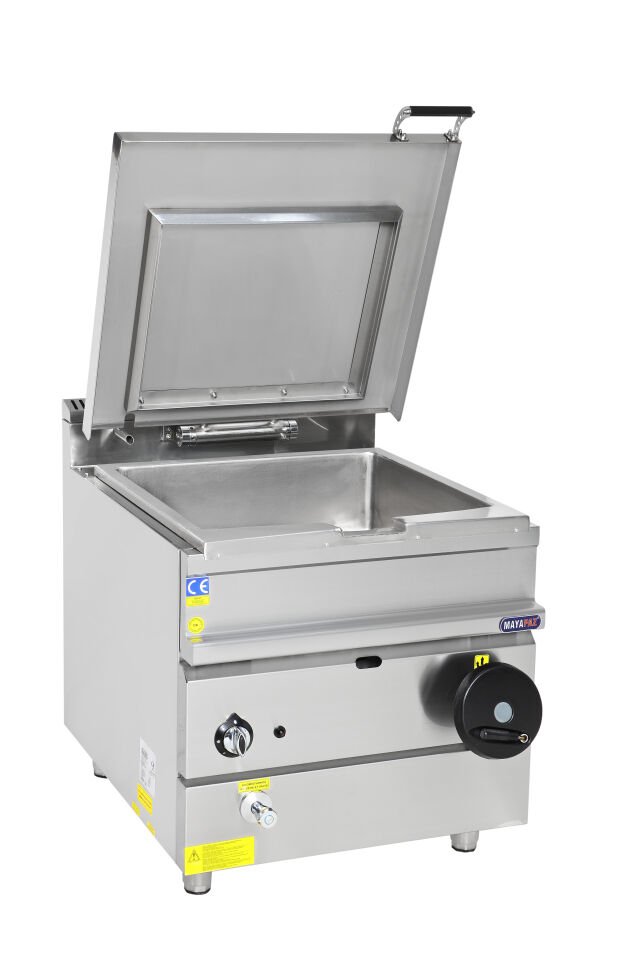 80 Litre Gazlı Devrilir Tava 22 kW LPG / NG Uyumlu
