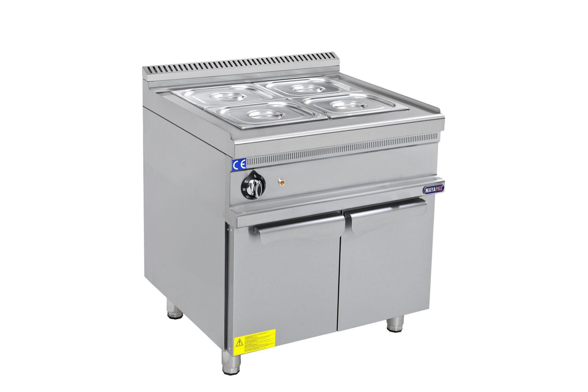 Elektrikli Benmari Dolaplı 800x900x850 mm 2x GN 1/1