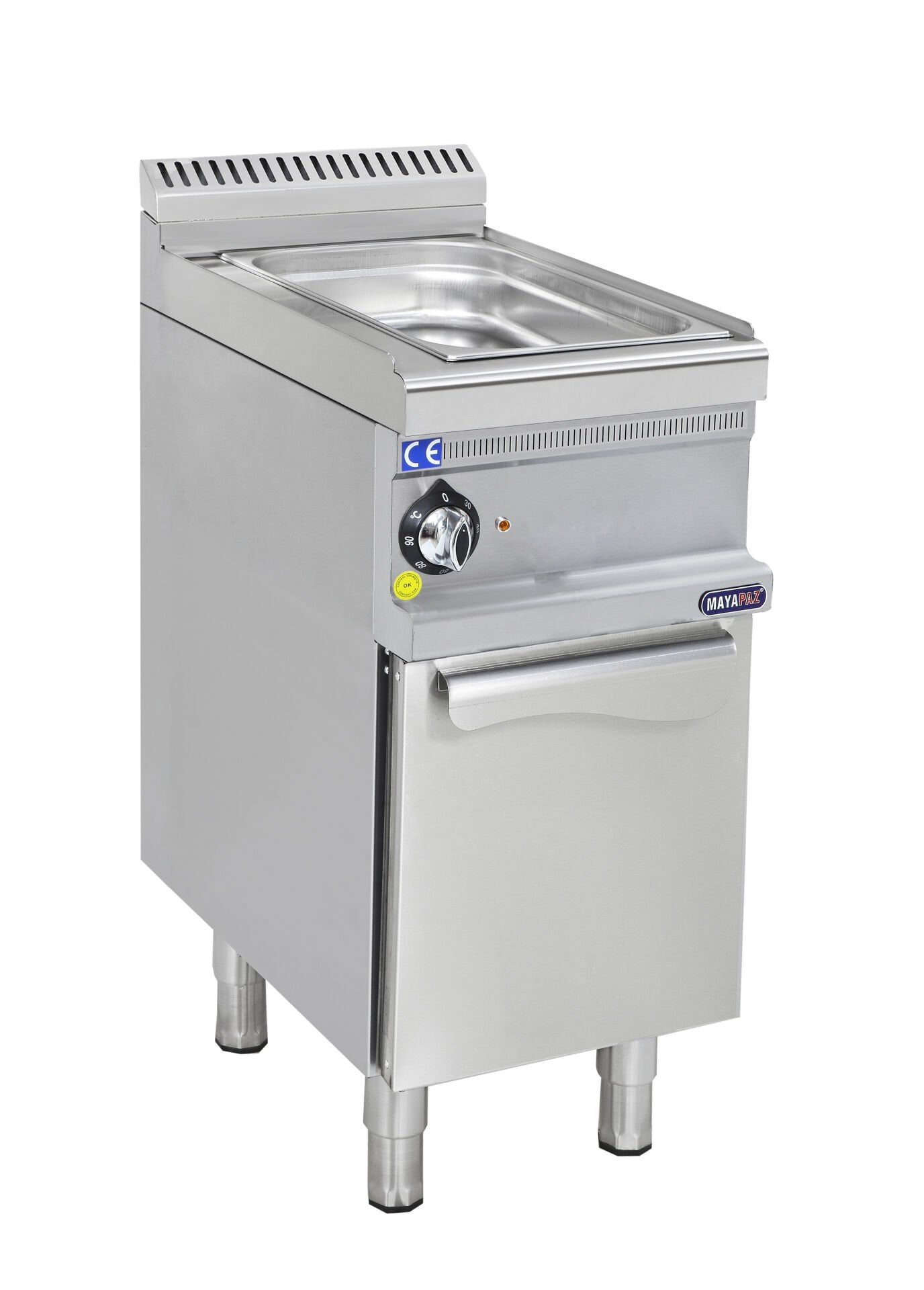 Elektrikli Benmari Dolaplı 400x900x850 mm 1x GN 1/1