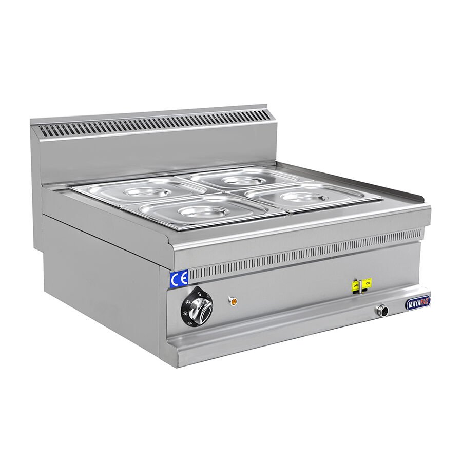 Set Üstü Elektrikli Benmari 1/2 GN x 2 + 1/4 GN x 2 600x630x270 mm