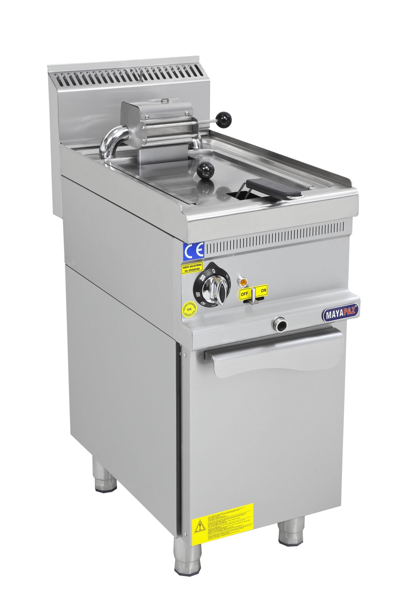 Dolaplı Elektrikli Fritöz 12 Litre 9 kW