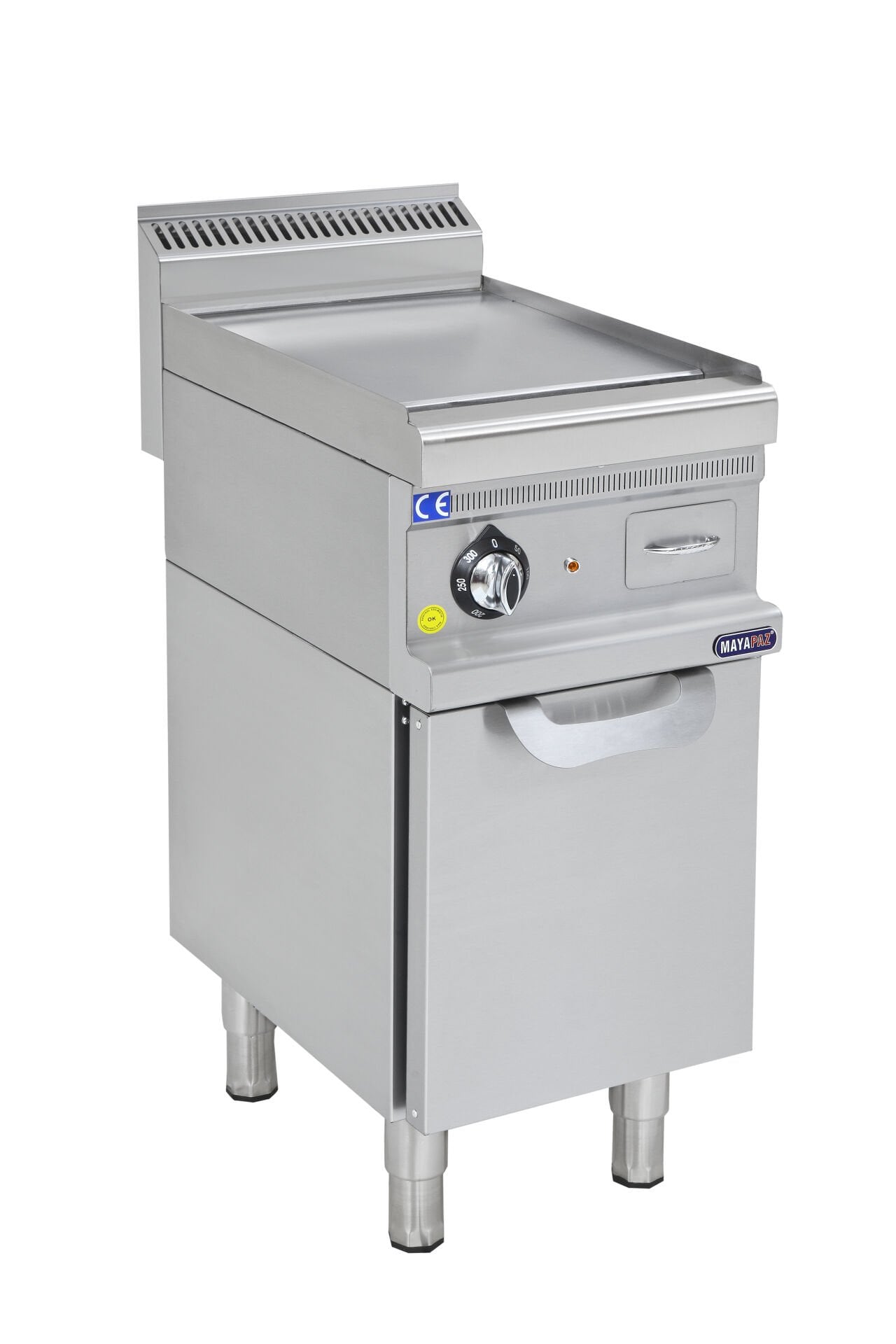 Dolaplı Elektrikli Düz Izgara 400x700x850 mm – 6 kW