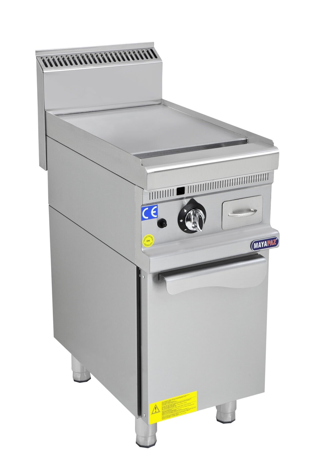 Dolaplı Gazlı Düz Izgara 400x700x850 mm – 8 kW