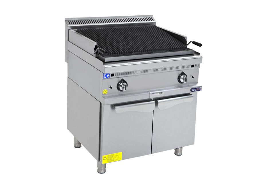 Dolaplı Gazlı Lavataşlı Izgara 800x700 mm LPG & NG Uyumlu