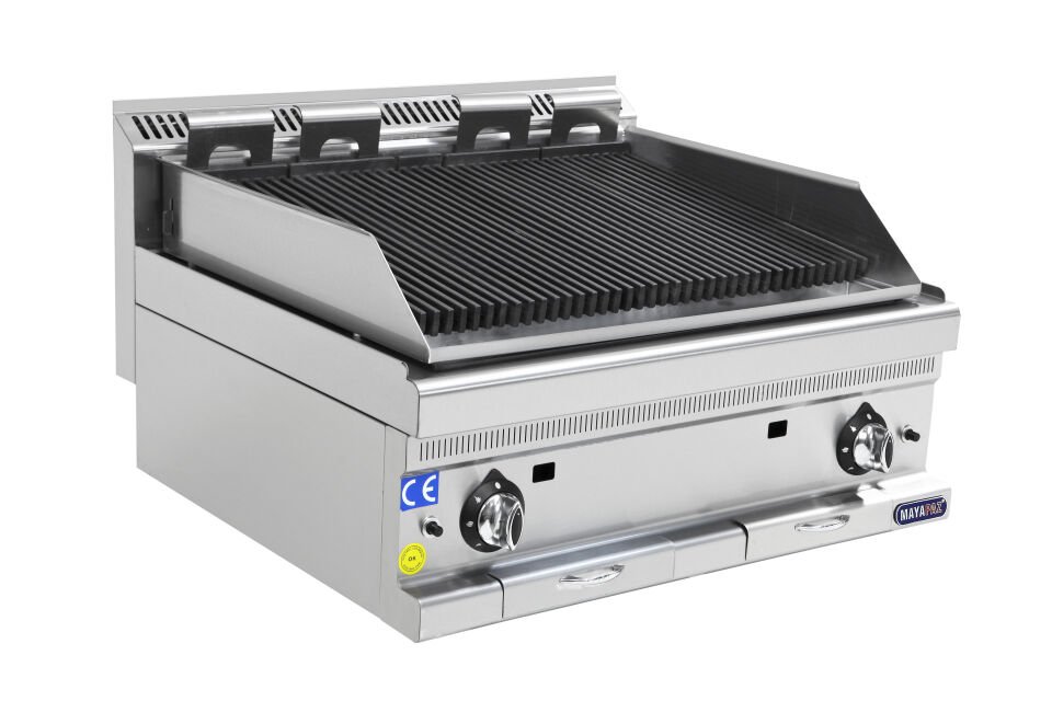 Set Üstü Gazlı Sulu Izgara 800x700 mm LPG & NG Uyumlu
