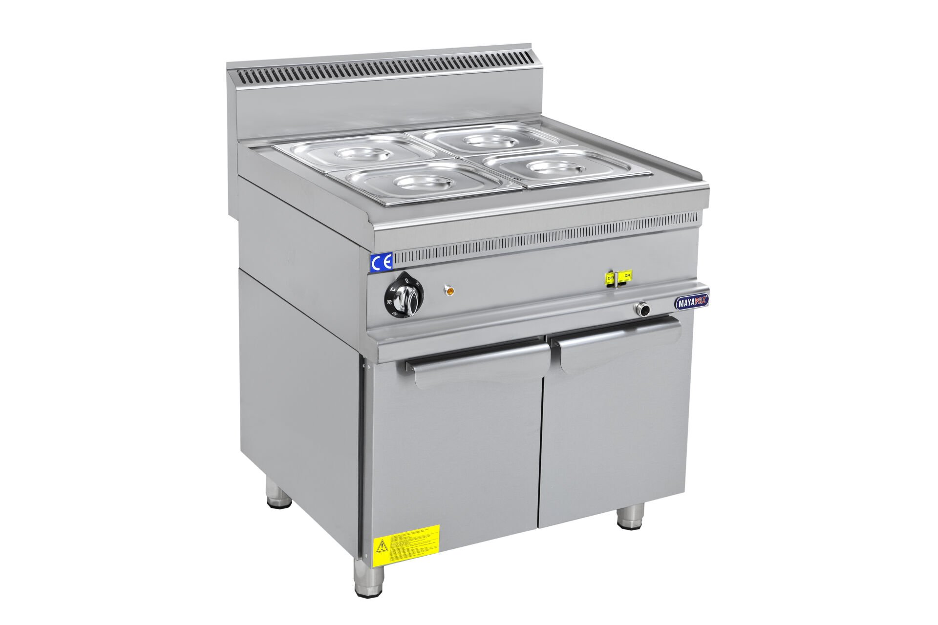 Dolaplı Elektrikli Benmari 2x GN 1/1