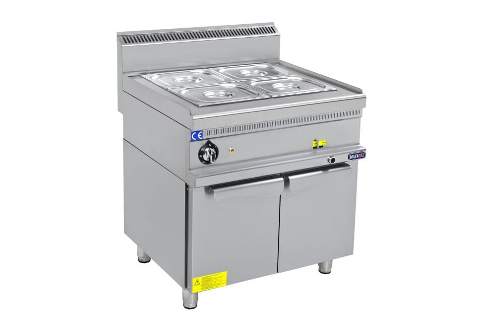 Dolaplı Elektrikli Benmari 2x GN 1/1