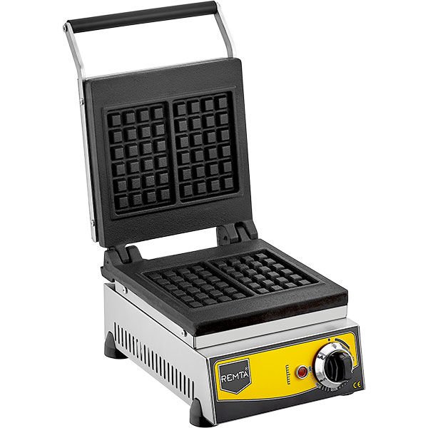 Remta Tekli Profesyonel Waffle Makinesi Teflon Döküm Plakalı 2000W