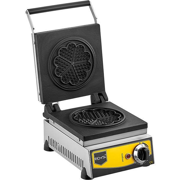 Remta Çiçek Desenli Waffle Makinesi 16 cm Elektrikli 2000 Watt