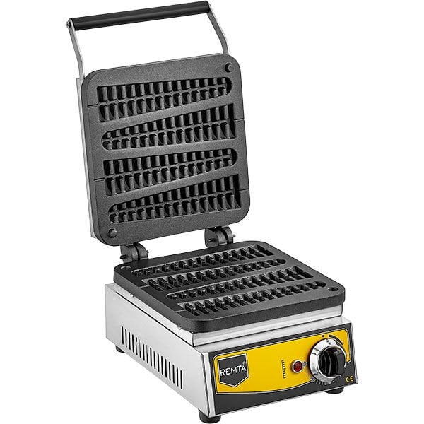 Remta 4'lü Çubuk Waffle Makinesi Elektrikli Döküm Sanayi Tipi 1200W
