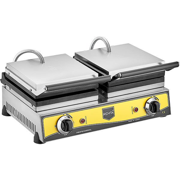 Remta Çiftli Waffle Makinesi Kare ve Çiçek Kalıplı 2400W Profesyonel
