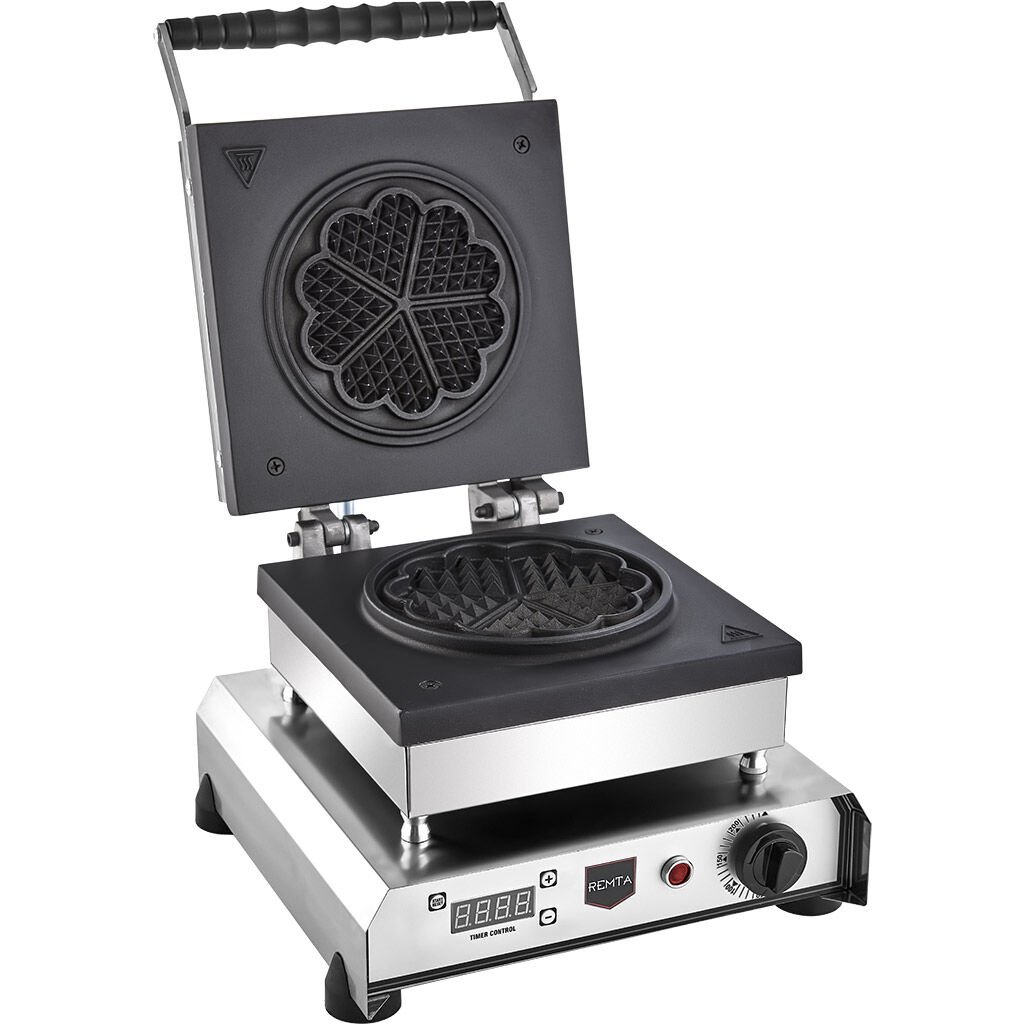 Remta Değişebilir Döküm Waffle Makinesi Dijital Zamanlayıcılı 1200W