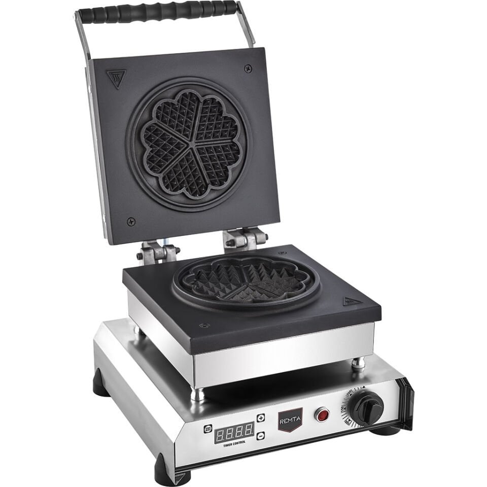 Remta Değişebilir Döküm Waffle Makinesi Dijital Zamanlayıcılı 1200W