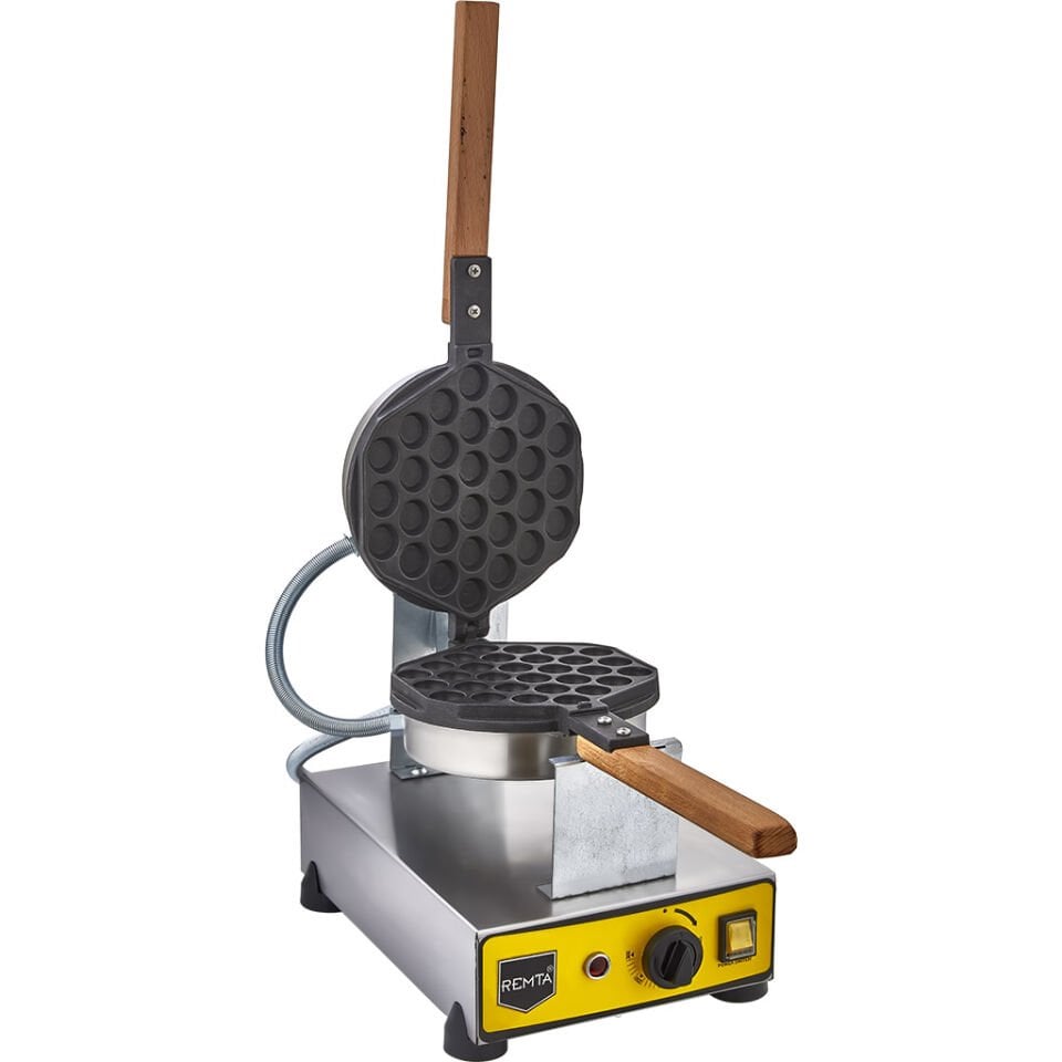 Remta Çevirmeli Bubble Waffle Makinesi Elektrikli 1430W Profesyonel