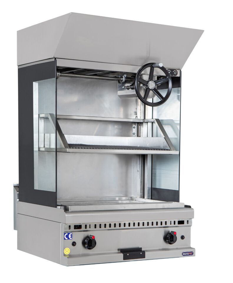 800x700 Davlumbazlı Asansörlü Lavataş Izgara 16 kW LPG/NG