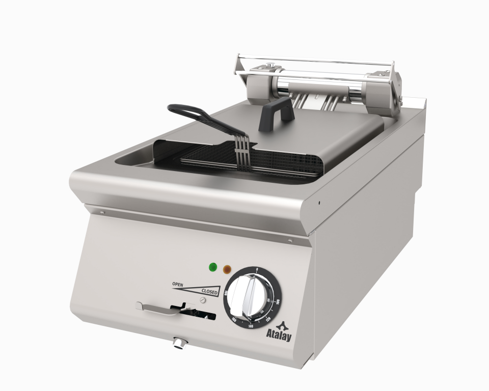 Elektrikli Endüstriyel Fritöz 9 kW Set Üstü 400x730 mm