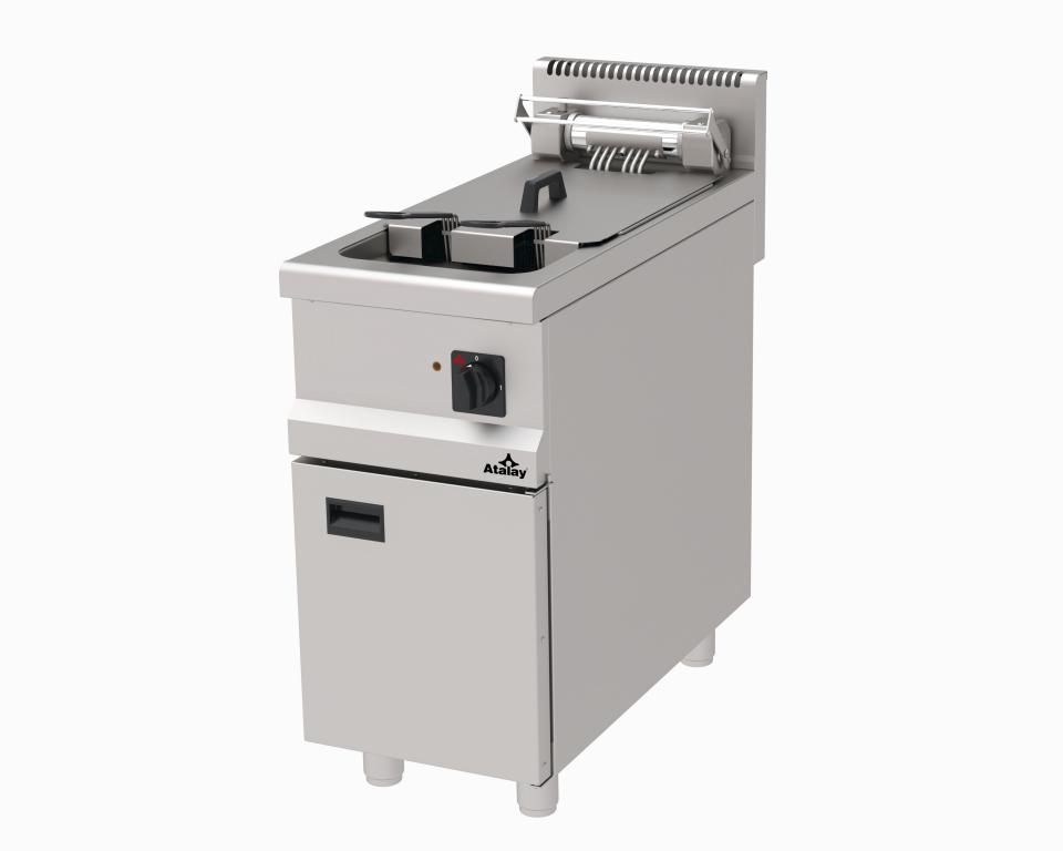 Dolaplı Elektrikli Endüstriyel Fritöz 16,5 kW 400x900 mm