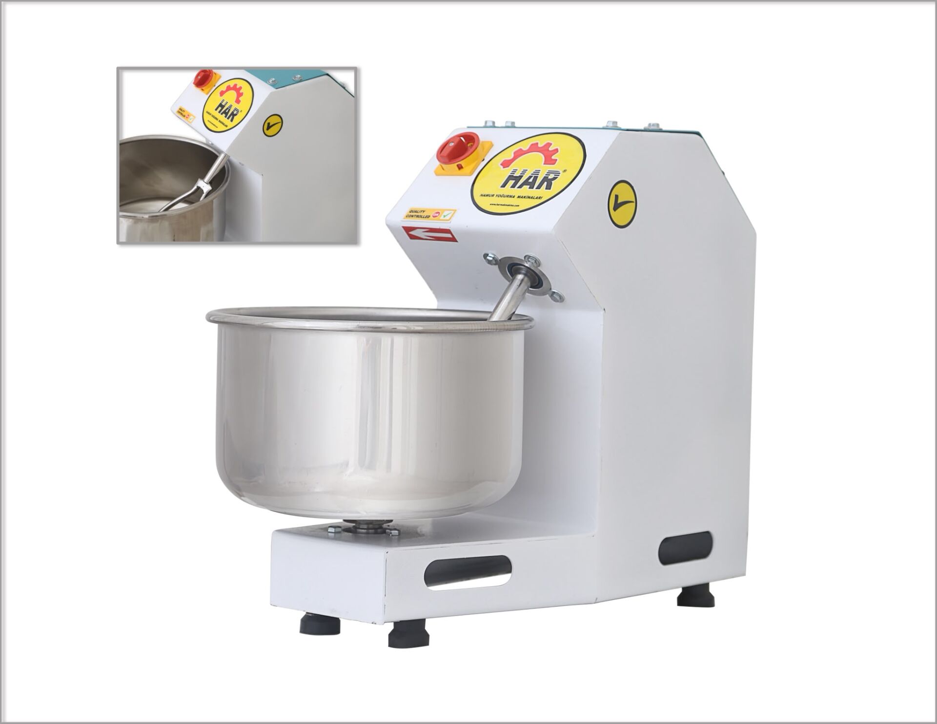 5 Kg Hamur Yoğurma Makinesi Paslanmaz 220V