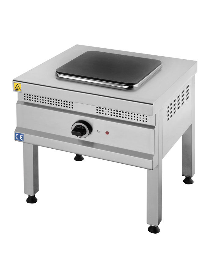 Elektrikli Kosan Ocağı 500x500 mm Paslanmaz Çelik Gövdeli 4 kW