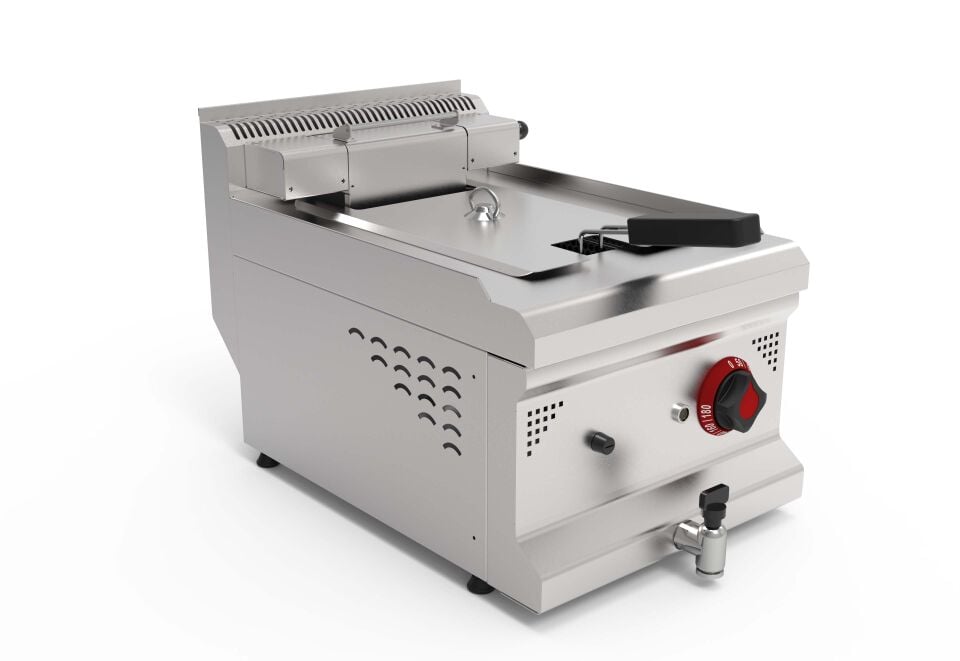 Paslanmaz Çelik Elektrikli Fritöz 9 Litre 7.5 kW